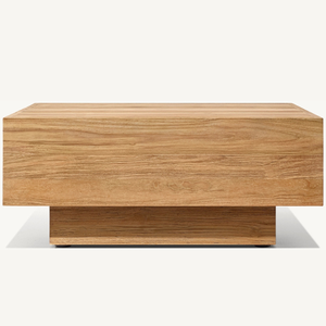 Modern Style <b>Dining</b>/Living Room Square Solid Teak Wood <b>Table</b> High Quality Durable Eco-Friendly Living Furniture - Product Image 3