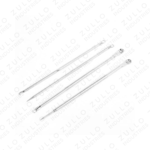 Professional 4 Piece Stainless Steel Blackhead Remover Kit Reusable Acne Extractor Facial Pore Cleaning <b>Tool</b> Set - Product Image 2