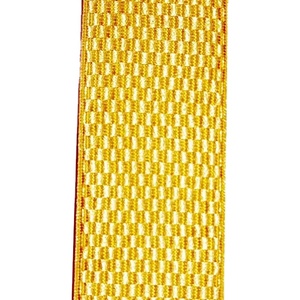 คุณภาพสูงถักเปียลูกไม้เครื่องแบบทองแท่งลวดตัดถักเปียตัดแกลลอนสิ่งทอหัตถกรรมความต้องการ OEM - Product Image 1