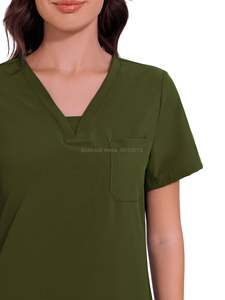 Ensemble d'uniformes médicaux pour hommes, vêtements de travail extensibles pour infirmières - Product Image 4