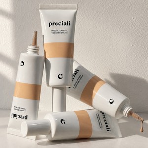 Crème de teint K-Beauty Preciali, crème BB vegan coréenne K-Beauty Crystal 40ml, fabriquée en Corée, maquillage CC - Product Image 1