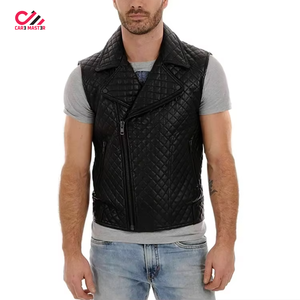 เสื้อกั๊กหนังผู้ชายไซส์ใหญ่ ระบายอากาศได้ดี สำหรับฤดูใบไม้ร่วง คุณภาพสูง ผลิตอย่างมืออาชีพ ราคาสมเหตุสมผล - Product Image 4