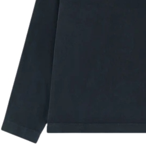 Men Washed <b>Black</b> Long Sleeve T <b>Shirt</b> Crew Neck Cotton Casual Streetwear Fashion Top Soft Vintage Finish - Product Image 3