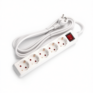 5 Hole Power <b>Strip</b> With Switch 1.5M Cable H05VV F 3G1.5mm Household Use - Product Image 2