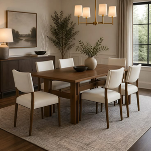Outdoor Furniture Minimalist <b>Dining</b> <b>Set</b> Wood/Aluminum/Rattan Frame Table and <b>Chairs</b> <b>4</b>/6/8 Seats Custom Hotel Park Resort - Product Image 2