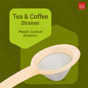 ที่กรองชาและกาแฟรูปทรงกรวยพลาสติก ตาข่ายละเอียด อุปกรณ์กรองในครัว - Product Image 5