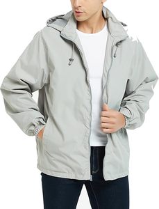 Waterproof Hooded Windbreaker Casual Outerwear Streetwear Color Block Windbreaker Jacket Packable Windbreaker Jacket For Travel - Product Image 1