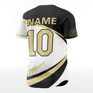 OEM Manufacturer Blank Stitched Baseball Jerseys High Quality Fully Dye Sublimation Breathable Baseball Jersey for Men - Product Image 4