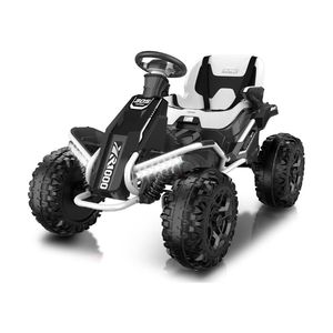 Coche de juguete ANPABO 24V 4x4 para niños grandes, 4x200W 5MPH con control remoto para padres, asiento amplio ajustable, faros delanteros, estructura metálica - Product Image 1