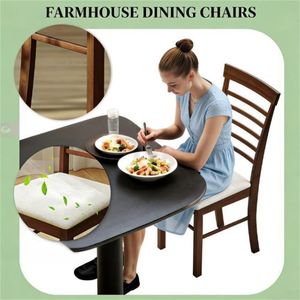 Juego de Cuatro Sillas de Comedor de Madera para Cocina y Sala de Estar - Product Image 4