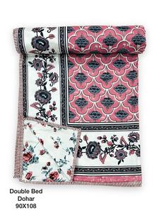 Dohar en coton de bonne qualité, entièrement imprimé, double face, réversible – Achetez directement auprès d'un fournisseur indien au prix de gros - Product Image 6