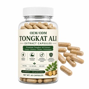Capsules d'extrait de racine de Tongkat Ali OEM pour un soutien naturel de l'énergie et de l'endurance, poudre de Eurycoma longifolia Jack de qualité supérieure en provenance d'Inde - Product Image 1