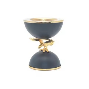 Nouveau modèle de brûleur d'encens contemporain, style arabe, avec base en plaque de verre et cadre en anneau, pour Oud et Bakhoor, en paire - Product Image 2