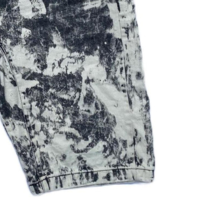 New Design <b>Men</b> Bleached Acid Wash Denim <b>Shorts</b> Tie Dye Washed Jean <b>Shorts</b> <b>Elastic</b> <b>Waist</b> Drawstring Streetwear <b>Shorts</b> Wholesale - Product Image 5