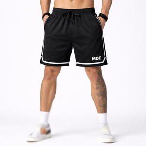 Pantalones Cortos de Baloncesto Personalizados para Hombre, de Malla Transpirable de Poliéster, con Cordón Ajustable, para Entrenamiento, Gimnasio, Deportes, Suministro al por Mayor - Product Image 5