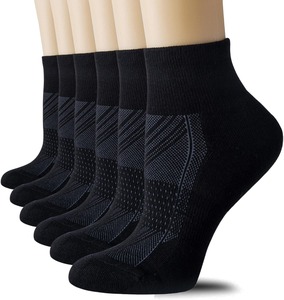 Custom Womens <b>Running</b> Ankle <b>Socks</b> Cushioned Breathable Mesh Arch Support Athletic Gym Sports <b>Socks</b> OEM Wholesale For Training - Product Image 1
