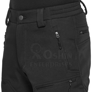 Pantalons de chasse pour hommes en marque privée à vendre, pantalons de chasse pour hommes de couleur unie, pantalons de chasse multi-poches - Product Image 4