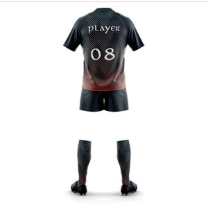 Sublimation OEM Custom <b>Blank</b> Men's Adult Sports Wear T-shirt Breathable Rugby Uniforms Quick Dry Rugby Jersey - Product Image 6