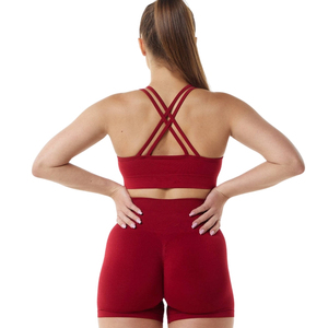 Sujetador Deportivo para Mujer, de Alta Sujeción, Sin Costuras, Cómodo, Elástico, Transpirable, Suave, para Fitness, Yoga, Running y Atletismo - Product Image 5