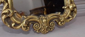 Elegant Goldene <b>Mirror</b> – Ornate Floral Design, Vintage Wall Decor - Product Image 2