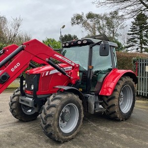 Tracteur à roues Massey Ferguson MF5455 d'occasion, 95 CV, pour l'agriculture, avec rapport et inspection vidéo - Product Image 1