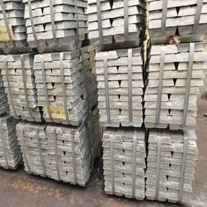 100% Pure Quality Zinc Ingot 99.99-99.999% Purity Silver White Lustrous Die-casting Non-Alloy <b>Battery</b> Industry 25kg Best Cheap - Product Image 1
