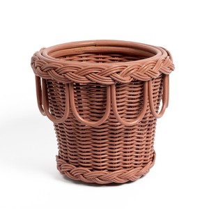 Cesta de mimbre tejida a mano para plantas, decoración de jardín interior y exterior, macetas, soporte para plantas al precio más bajo. - Product Image 2