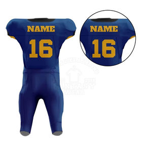 Nuevo Uniforme de Fútbol Americano de Diseño Clásico Personalizado, Precio al por Mayor, Servicio OEM y ODM, Uniforme de Fútbol Americano en Venta - Product Image 6