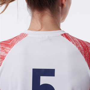 Women's Sublimated Volleyball Jersey Short Sleeve Crew Neck Volleyball Tee Shirt Team Number Volleyball Jerseys - Product Image 5