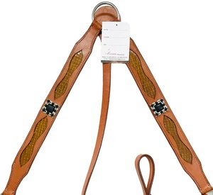 Collier de poitrine de cheval occidental en cuir de qualité supérieure avec plaque de poitrine Concho fabriquée à la main pour l'équitation - Product Image 5