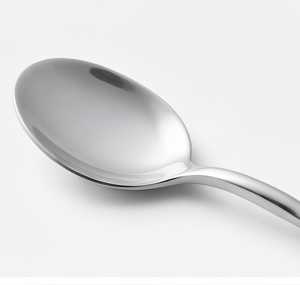 Cuillère à thé élégante en acier inoxydable finition argentée, durable, petite cuillère idéale pour l'heure du thé et l'utilisation en cuisine - Product Image 2