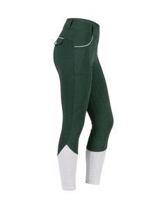 Leggings d'équitation pour femmes, taille haute, avec poches, assise intégrale en silicone, collants d'équitation, vente en gros OEM - Product Image 1