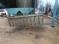 Máquina de granallado tipo gancho grande, máquina de granallado con CE,SGS,EAC