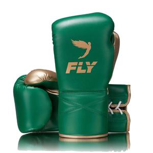 Professional Custom Made New Green Golden Fly Complete Boxing Sparring Set Gloves <b>Head</b> Guard Groin Guard-genuine Cowhide Leather - Product Image 5