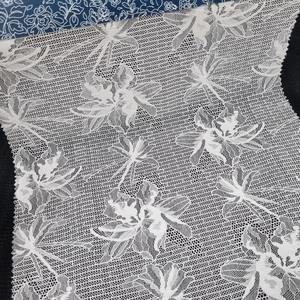 Tela de Encaje Elástica Ligera con Rayas Florales, 147 cm, Nailon y Spandex, Tejido Elástico de Urdimbre para Vestidos de Novia, Lencería y Prendas de Vestir - Product Image 6