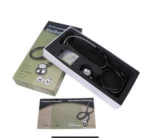 Stéthoscope à double tête, instrument de diagnostic médical pour médecins, infirmières, professionnels de santé, examen du cœur et des poumons - Product Image 5