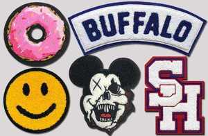 Custom Embroidery Patch Personalized Logo Iron On Sew On 3D Puff Woven Badge for Clothing Hats <b>Jackets</b> Bags Uniforms Pet Harness - Product Image 6