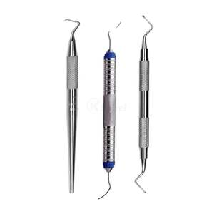 Kit de Exploración Dental con Mango de Color, 3 Piezas, Espejo, Sonda y Pinzas de Acero Inoxidable para Clínica Pediátrica, Personalizado Profesional - Product Image 5