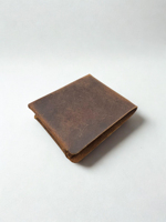 Portefeuille en cuir véritable fait main sur mesure pour hommes - Porte-cartes fin de luxe, qualité supérieure, couleur/taille/logo personnalisables
