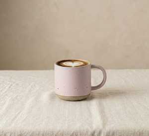 Taza de Café de Cerámica con Acabado Mate y Asa, 380 ml, Ecológica, Color Rosa, Apta para Lavavajillas, para el Hogar, la Oficina o como Regalo - Product Image 2