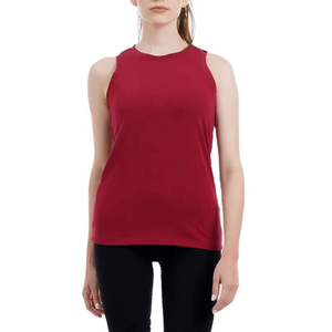 เสื้อกล้ามถักคอโอทรงแข็งแรงพิเศษ กันกระแทก ไร้แขน แห้งเร็ว เป็นมิตรกับสิ่งแวดล้อม ช่วยยกกระชับ สำหรับผู้หญิง - Product Image 1