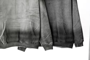 Sweat à capuche personnalisé pour homme, coupe oversize, effet délavé, sérigraphie, coupe classique, 100% coton molletonné, effet vieilli, vente en gros - Product Image 5