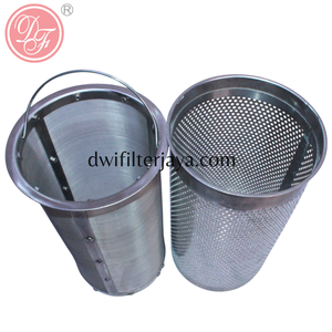 Equipo de Filtración Industrial, Cesta de Filtro de Placa Perforada con Malla Metálica Interna para Filtración y Purificación de Agua de Mar - Product Image 5