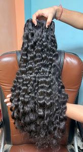 Wholesale Raw Indian Hair Bundles Vendors Virgin Cuticle Aligned Hair Weave Bundles Double Drawn <b>Cheap</b> Human Hair <b>Extension</b> - Product Image 6