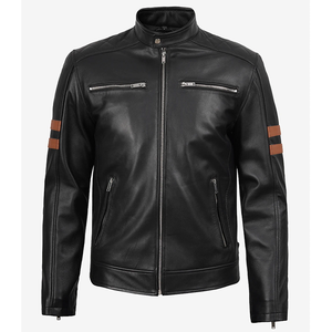 2026 OEM Top Trending Genuine Black Cowhide Leather <b>Jacket</b> For Men's High Quality Low MOQ <b>Plus</b>-<b>Size</b> Winter Fashion Heated <b>Jacket</b> - Product Image 5