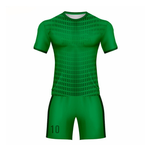 Quick Dry Football Jersey Uniform With Matching Shorts For Soccer Teams Sports Programs Training And Match Activities - Product Image 1