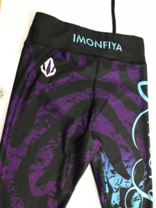 Leggings pour femmes sur mesure, leggings de sport de haute qualité, taille élastique, yoga, écologiques, antibactériens - Product Image 2