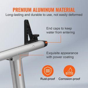 Portapacchi in Alluminio per Camion con Capacità di 800 Libbre, 71"x32", Resistente, con 8 Morsetti a C Senza Foratura, Accessori per il Controllo del Carico - Product Image 6