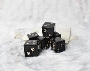Eco Friendly Horn <b>Dice</b> – Handmade Tabletop <b>Dice</b> - Product Image 2