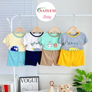 [8-27Kg] Summer Style Children's Clothing Set Animals Printed Short-sleeved Made Of Cool Cotton Fabric Casual Wear For Children